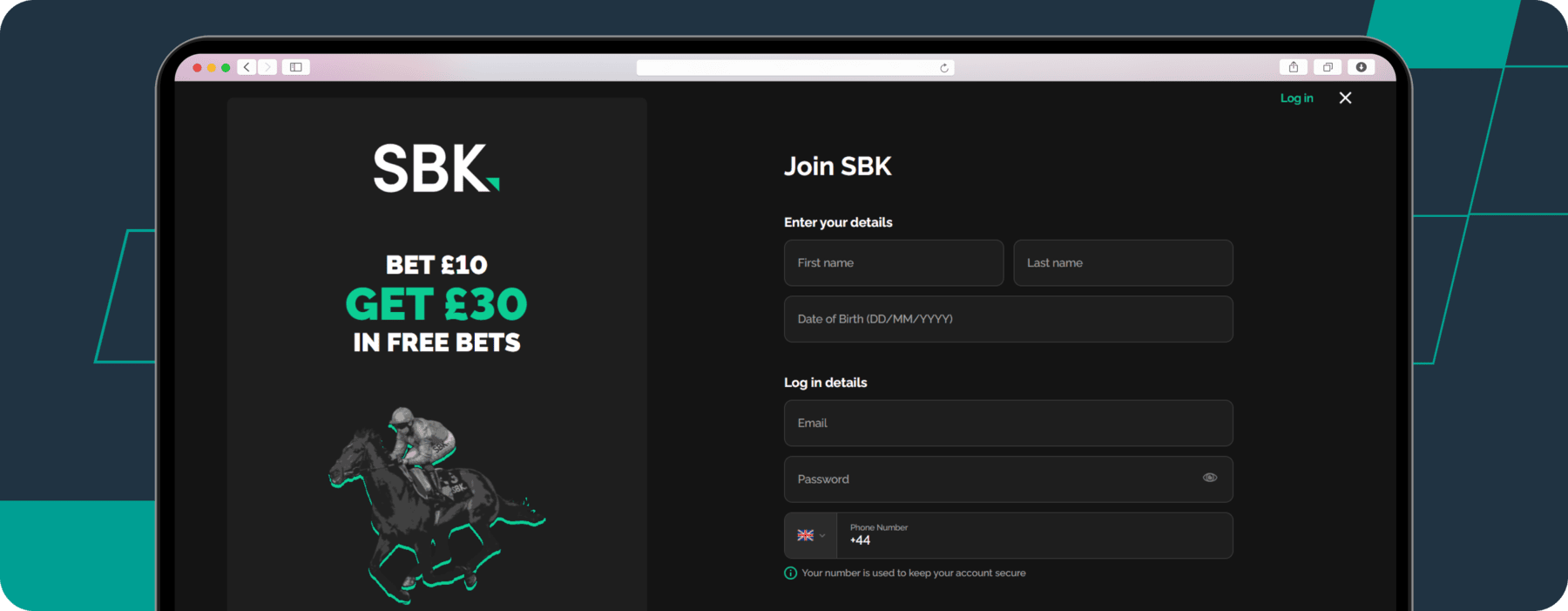 SBK Welcome offer